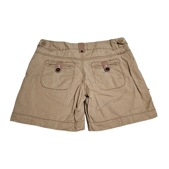 Union Bay Lightweight Shorts Tan Beige 100% Cotton Size 9 - Picture 5 of 14